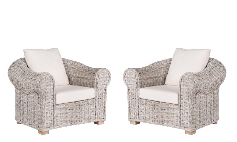 Coba - Sillón  de exterior/interior (Pack de 2 uds)