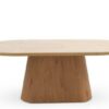 Toba - Mesa de comedor ovalada de 200 x 100 cm