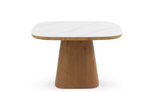 Voila - Mesa de comedor cuadrada de 120 cm