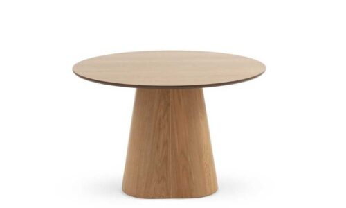 Olchi - Mesa de comedor redonda de 120 cm