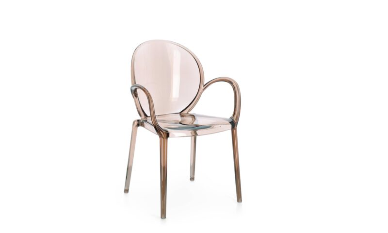 Camilla - Silla con brazos - Coffee