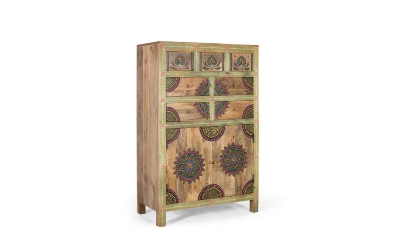 Khuri - Cajonera de 80 cm con 2P/7C - Imagen 2