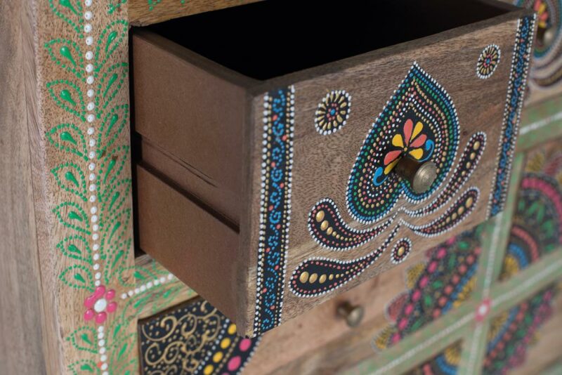Khuri - Cajonera de 80 cm con 2P/7C - Imagen 4