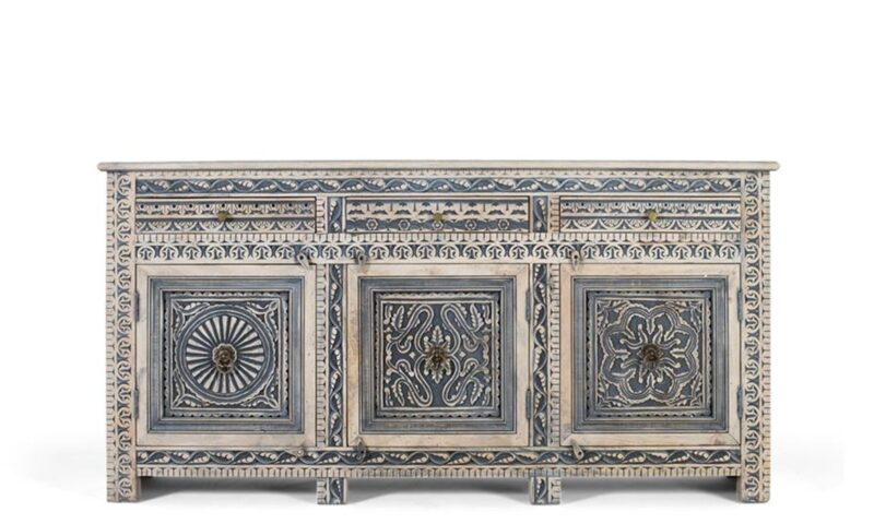 Masakali - Aparador de 190 cm, con 3P/3C