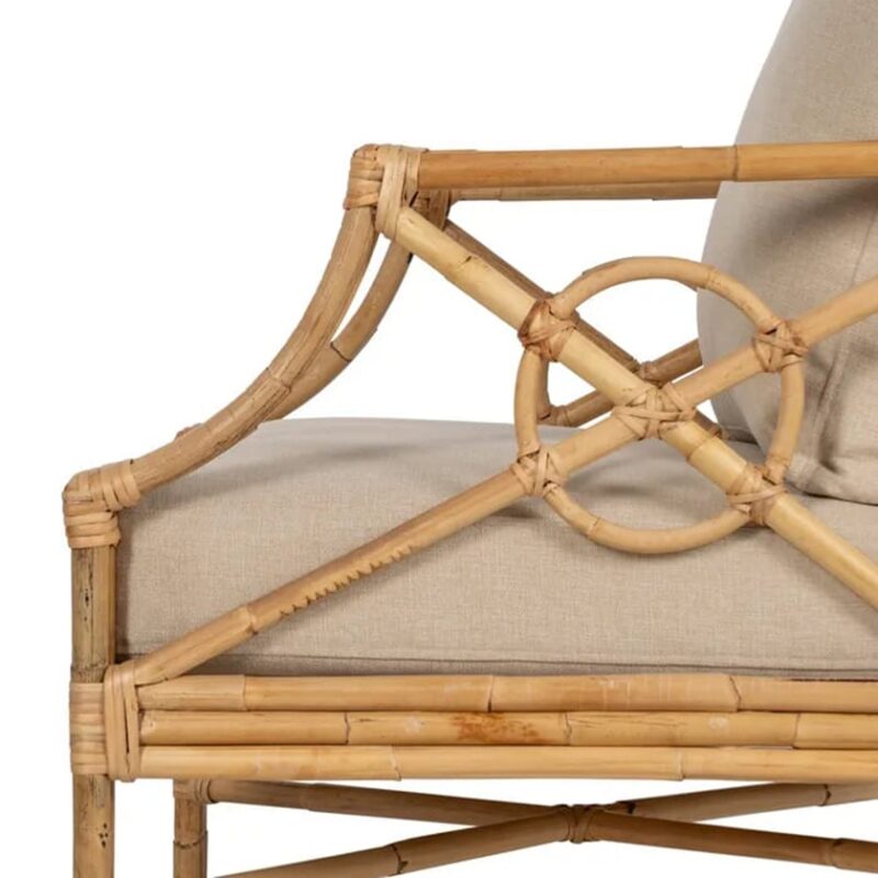 Palma - Sillón de ratán (Pack 2 uds) - Imagen 7