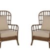 Cortona - Sillón de ratán (Pack 2 uds)