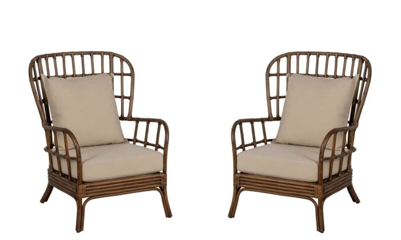 Cortona - Sillón de ratán (Pack 2 uds)