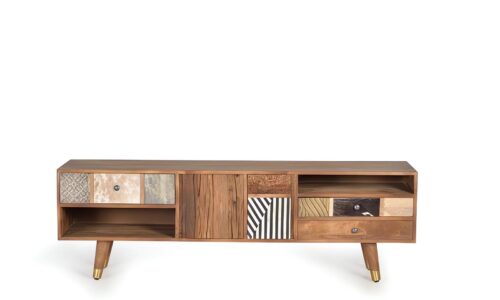 Miks - Mueble TV de 160 cm con 2P/3C
