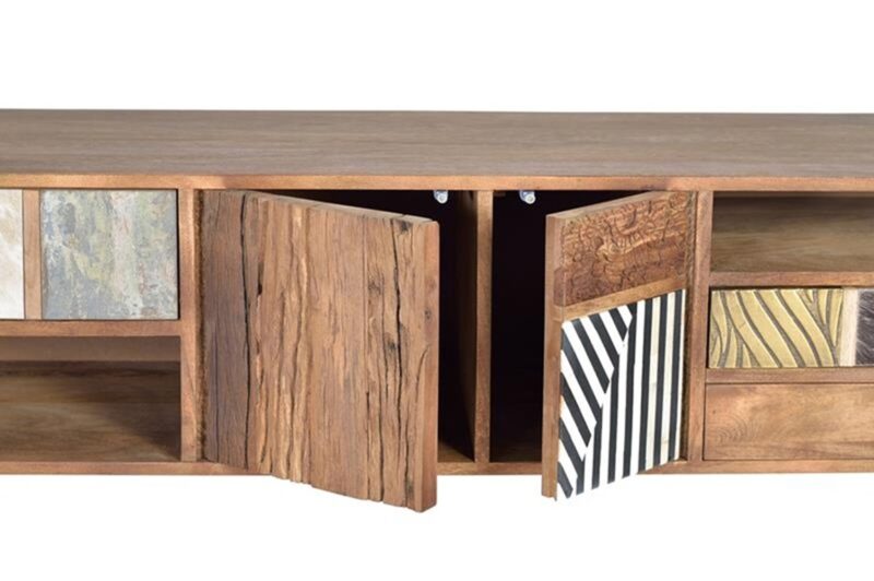Miks - Mueble TV de 160 cm con 2P/3C - Imagen 4