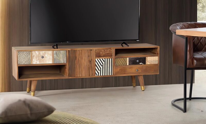 Miks - Mueble TV de 160 cm con 2P/3C - Imagen 6