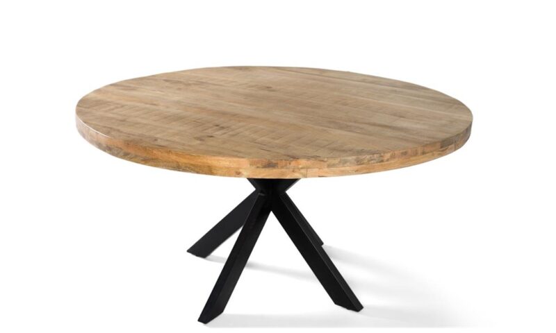 Roland - Mesa Redonda de Comedor de 120 cm - Imagen 2