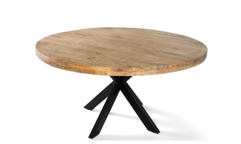 Roland - Mesa Redonda de Comedor de 150 cm - Imagen 2