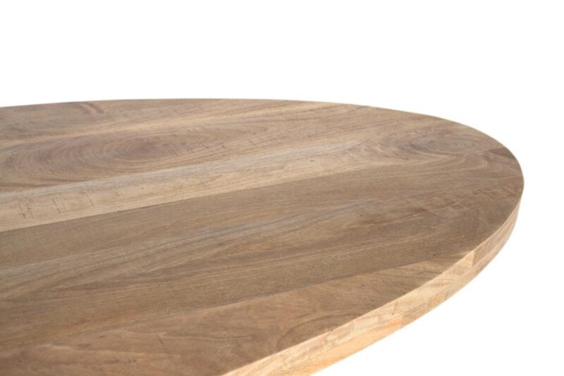 Roland - Mesa Ovalada de Comedor de 220 x 100 cm - Imagen 5