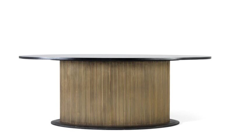 Varg - Mesa de Comedor ovalada de 220 x 110 cm - Imagen 3