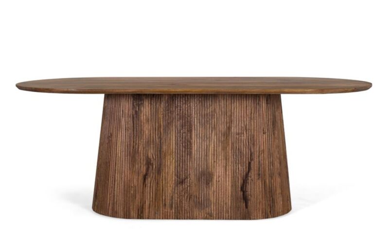 Bayu - Mesa de Comedor ovalada de 210 x 100 cm - Imagen 2