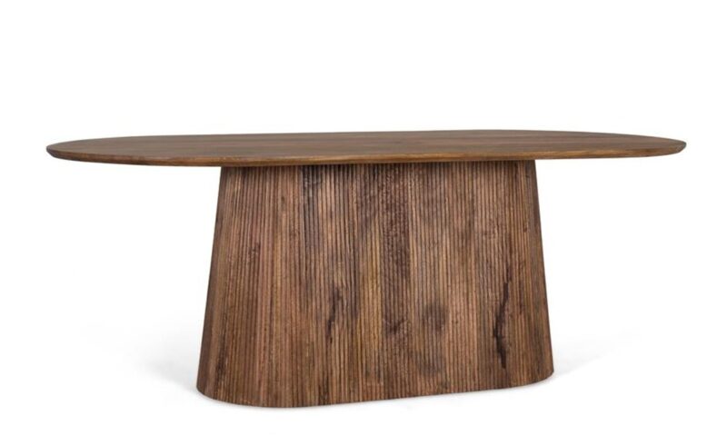 Bayu - Mesa de Comedor ovalada de 210 x 100 cm