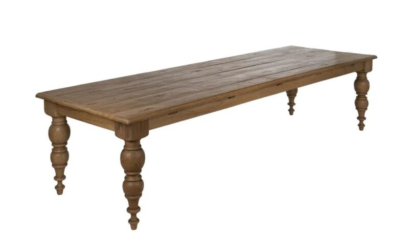 Rouet - Mesa de comedor de 300 x 98 cm