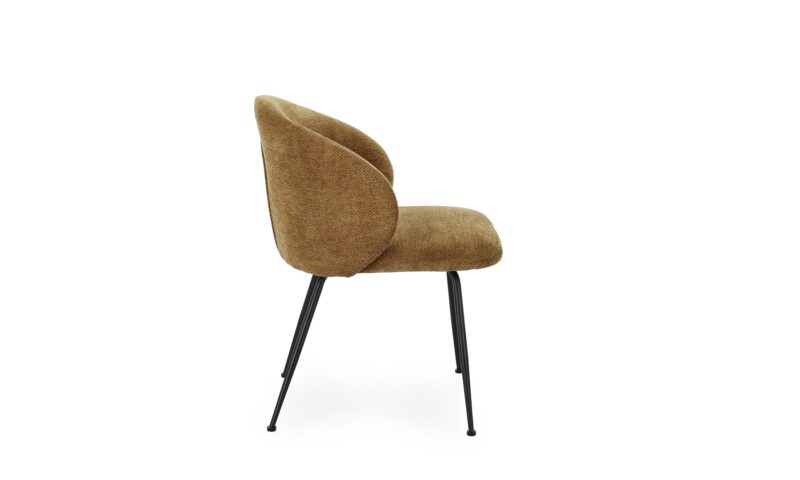 Gesien - Silla tapizado Ocre - Imagen 2