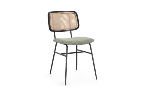 Glenna - Silla tapizado Verde