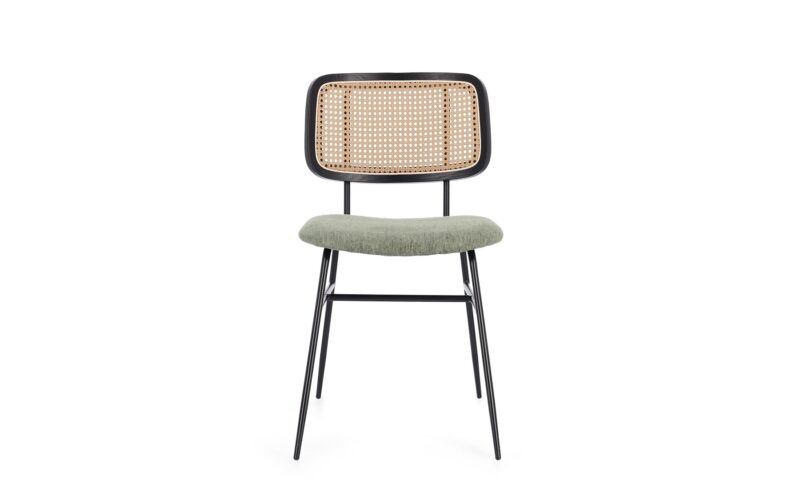 Glenna - Silla tapizado Verde - Imagen 3