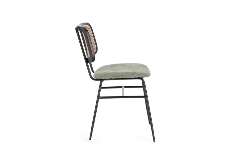 Glenna - Silla tapizado Verde - Imagen 2