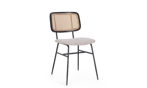 Glenna - Silla tapizado Natural