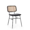 Glenna - Silla tapizado Gris-Oscuro