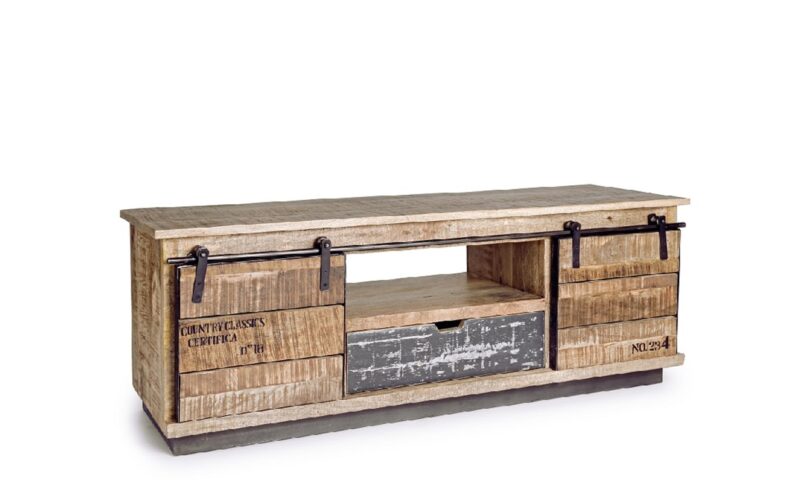 Tudor - Mueble para TV de 130 cm 2P/1C - Imagen 2