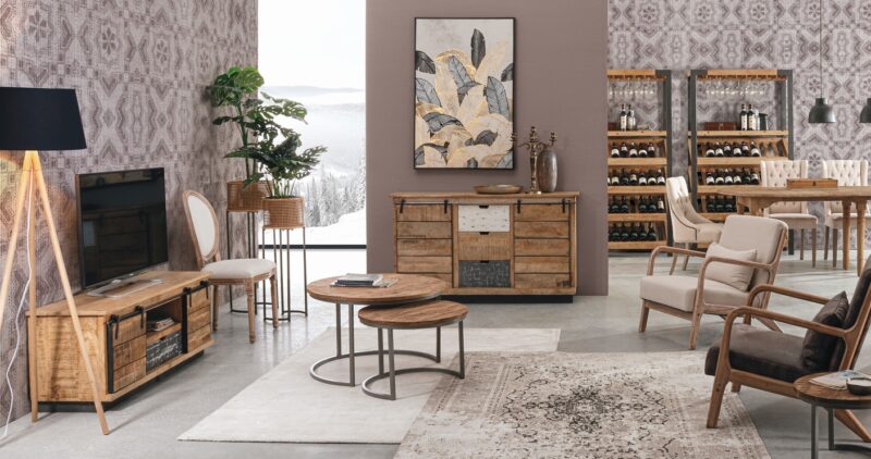 Tudor - Mueble para TV de 130 cm 2P/1C - Imagen 10