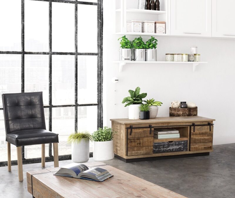 Tudor - Mueble para TV de 130 cm 2P/1C - Imagen 9