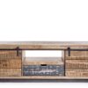 Tudor - Mueble para TV de 130 cm 2P/1C