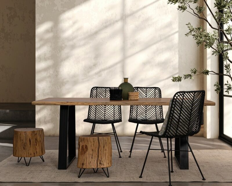 Artur - Mesa de comedor de 200 x 95 cm - Imagen 11