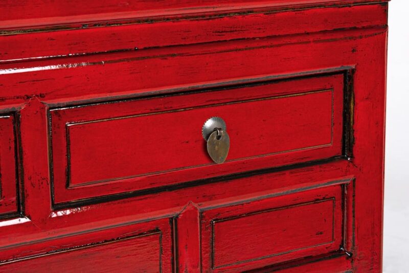 Jinan - Consola de 128 cm 3C Rojo - Imagen 7