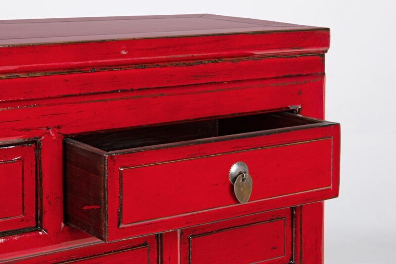 Jinan - Consola de 128 cm 3C Rojo - Imagen 5