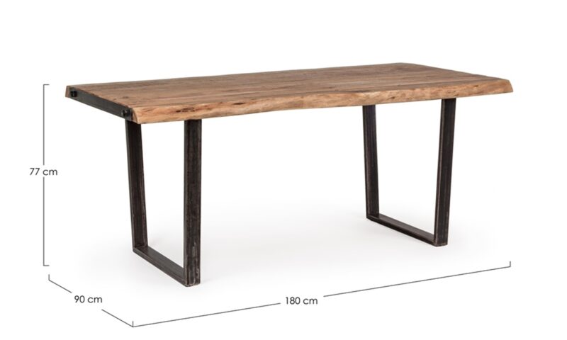 Elmer - Mesa de comedor de 180 x 90 cm - Imagen 4