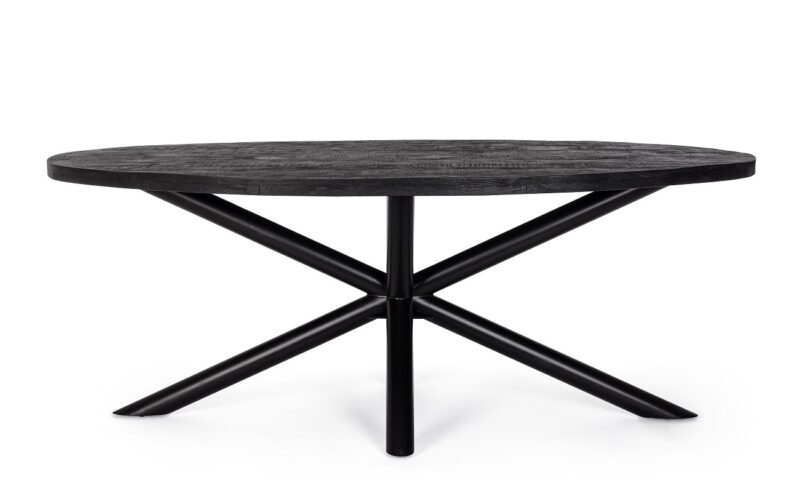 Hastings - Mesa Ovalada de comedor de 200 x 110 cm - Imagen 2