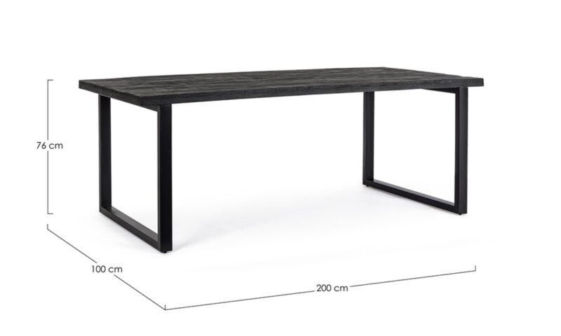 Hastings - Mesa de comedor de 200 x 100 cm - Imagen 3