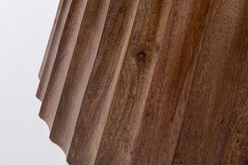 Orissa - Mesa de comedor redonda de 120 cm Avellana - Imagen 4