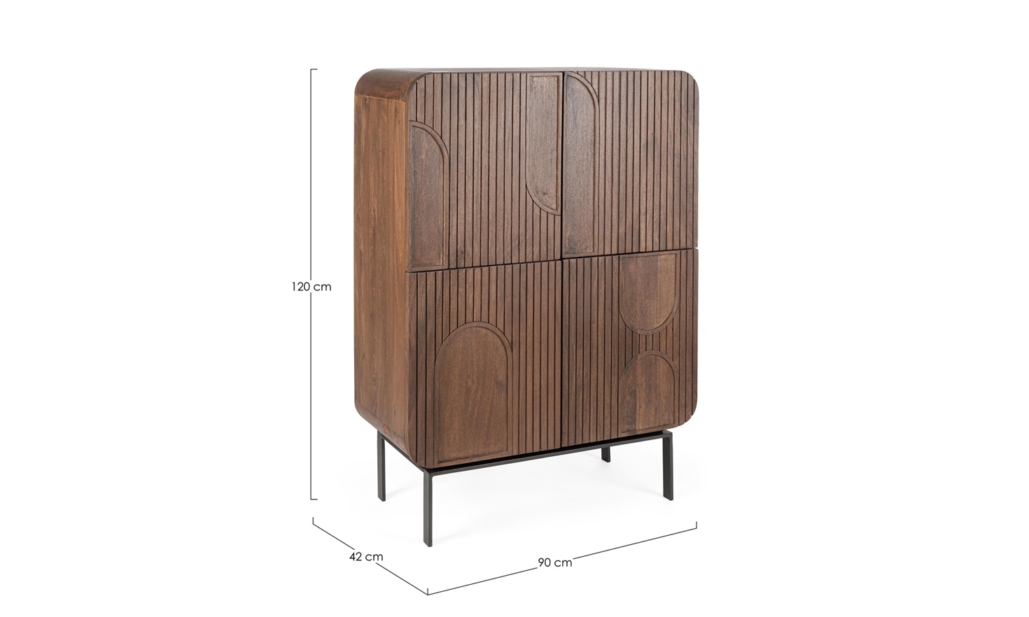 Orissa - Aparador Alto de 90 cm 4P - Imagen 6