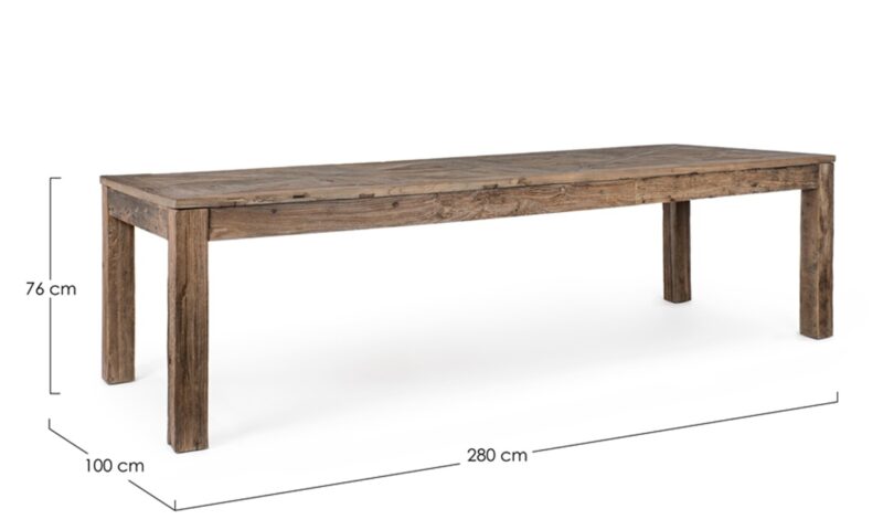 Kaily - Mesa de comedor de 280 x 100 cm - Imagen 5