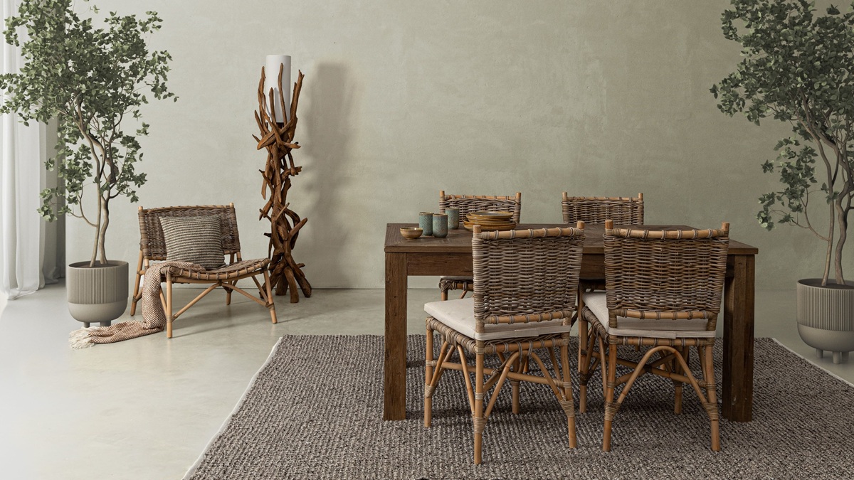 Kaily - Mesa de comedor de 160 x 90 cm - Imagen 12