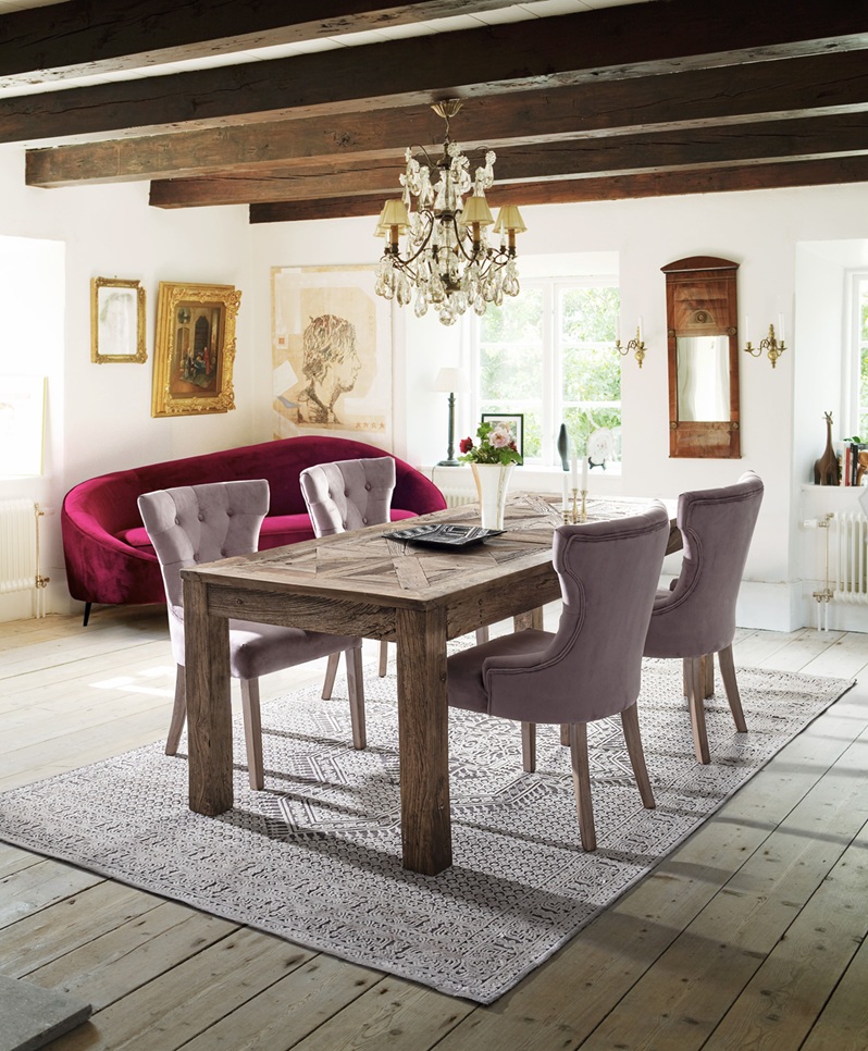 Kaily - Mesa de comedor de 160 x 90 cm - Imagen 10