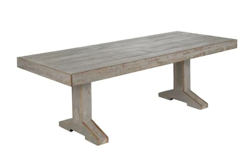 Scrap - Mesa de comedor de 220 x 90 cm