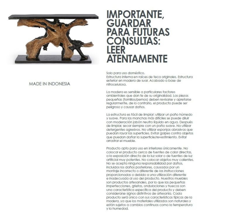 Marwood - Consola de 150 cm - Imagen 7