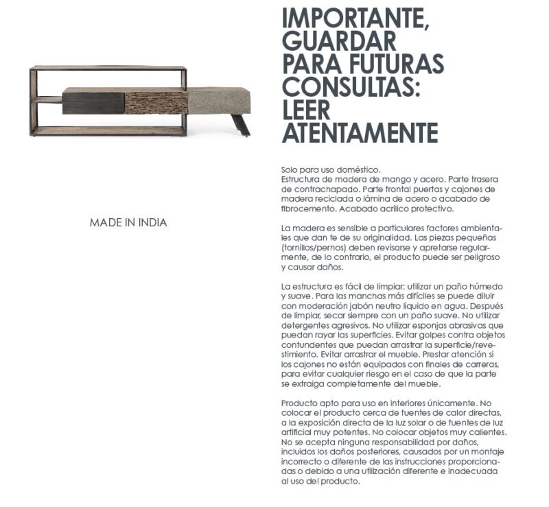 Manchester - Mueble para TV de 195 cm 3C - Imagen 13