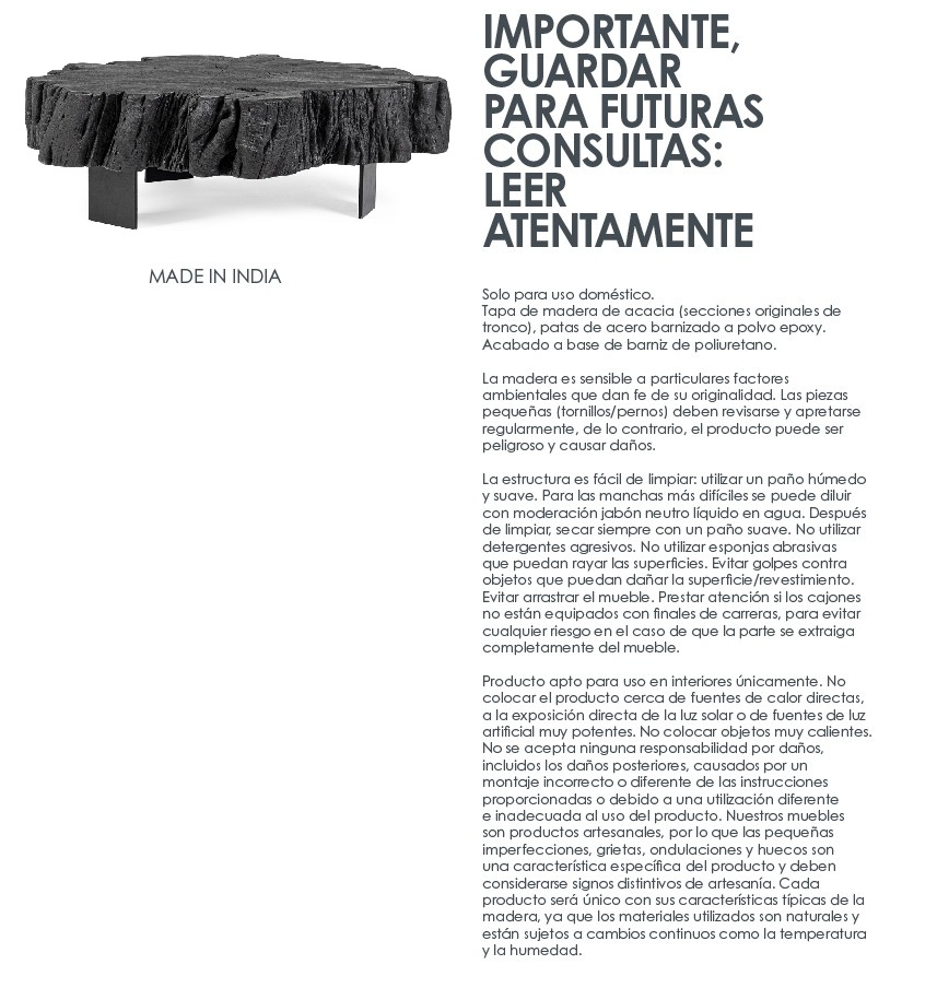 Keval - Mesa de centro de 90 cm - Imagen 10