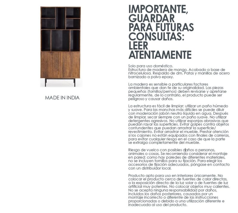 Tadita - Estantería de 85 cm 2P - Imagen 9