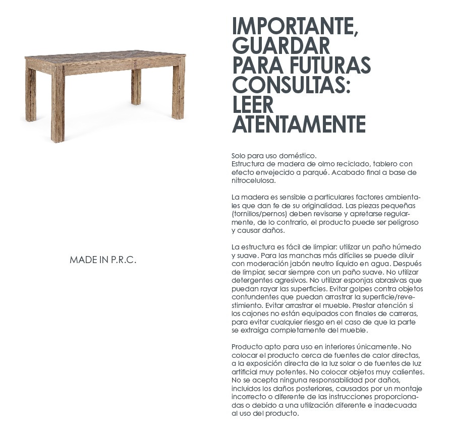 Kaily - Mesa de comedor de 160 x 90 cm - Imagen 13