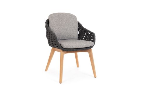Tamires - Silla, Antracita (Pack 2 uds)