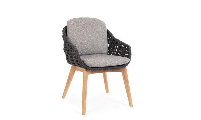 Tamires - Silla, Antracita (Pack 2 uds)